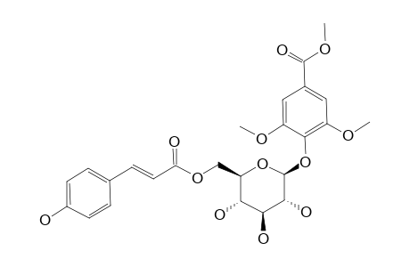 METHYL-6''-O-(E)-PARA-HYDROXY-CINNAMOXYL-GLUCOSYRINGATE