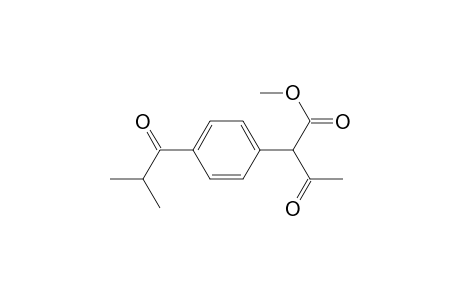 2-(4-isobutyrylphenyl)-3-keto-butyric acid methyl ester