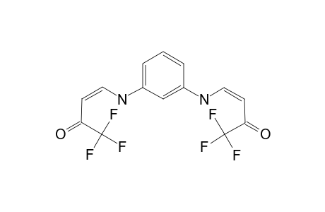 (Z,Z)-N,N'-BIS-(4,4,4-TRIFLUORO-3-OXO-1-BUTEN-1-YL)-1,3-PHENYLENEDIAMINE