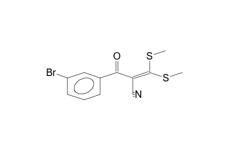 1-(3-Bromo-phenyl)-2-cyano-3,3-bis(methylthio)-prop-2-en-1-one