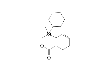 1-Cyclohexyl-1-methyl-1,2,4a,5,6,8a-hexahydro-3-oxa-1-sila-naphthalen-4-one