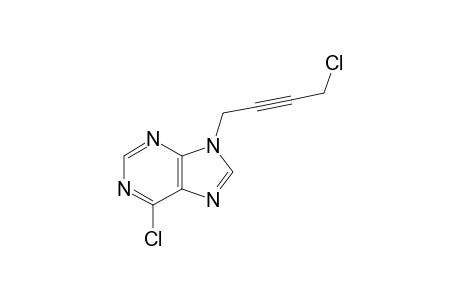 N9-(4'-CHLORO-2'-BUTYNYL-1'-YL)-6-CHLORO-PURINE