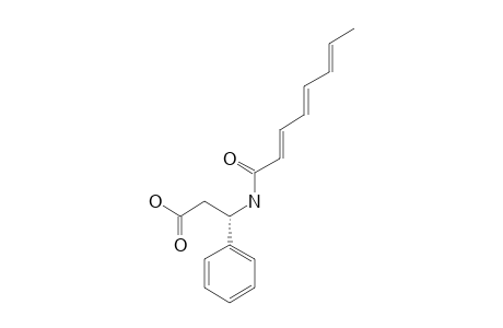 (3S)-(E,E,E)-3-(N-OCTA-2',4',6'-TRIENOYL)-AMINO-3-PHENYLPROPIONIC_ACID