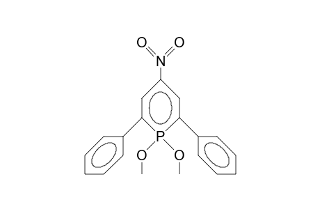 1,1-Dimethoxy-4-nitro-2,6-diphenyl-phosphorin