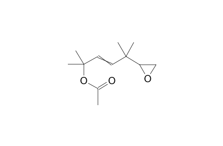 2,5,5-trimethyl-6,7-epoxy-hept-3-en-2-yl acetate