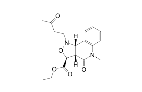 3-ETHOXYCARBONYL-1,3,3A,11B-TETRAHYDRO-5-METHYL-1-(3-OXOBUTYL)-ISOXAZOLO-[4,3-C]-QUINOLIN-4(5H)-ONE