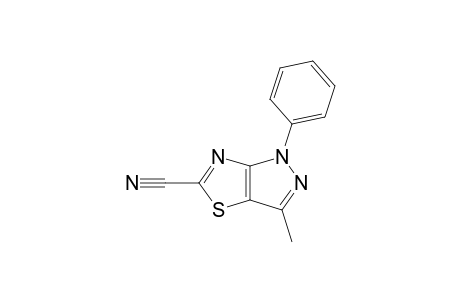 3-Methyl-1-phenyl-1H-pyrazolo[3,4-d]thiazole-5-carbonitrile