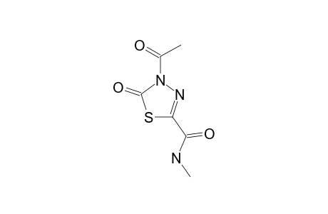 3-ACETYL-5-ACETYLAMINO-1,3,4-THIAZOLIN-2-ONE