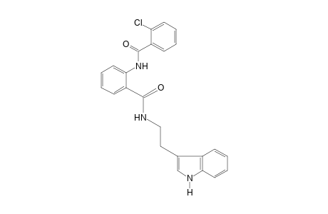 2-chloro-N'-[2-(indol-3-yl)ethyl]-N,2'-bibenzamide