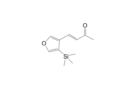 4-(2'-Acetylvinyl)-3-(trimethylsilyl)furan