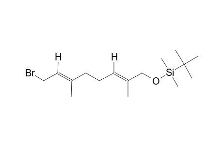 (2E,6E)-1-BROMO-8-[(TERT.-BUTYL)-DIMETHYLSILYLOXY]-3,7-DIMETHYLOCTA-2,6-DIENE