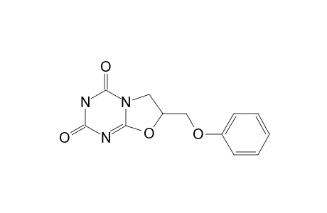 2,3,6,7-TETRAHYDRO-7-PHENOXY-METHYL-4H-OXAZOLO-[3,2-A]-1,3,5-TRIAZINE-2,4-DIONE