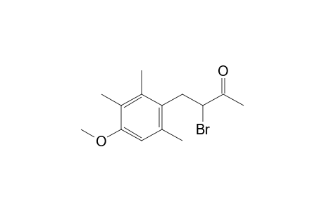 4-(4-Methoxy-2,3,6-trimethylphenyl)-3-bromobutan-2-one