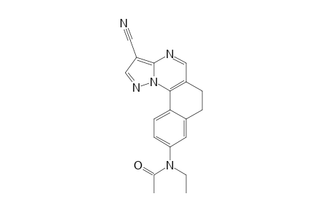 9-[(N-ACETYL-N-ETHYL)-AMINO]-3-CYANO-6,7-DIHYDROBENZO-[H]-PYRAZOLO-[1,5-A]-QUINAZOLINE