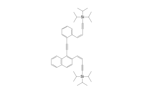 TRIISOPROPYL-[(3Z)-4-[2-([2-[(1Z)-4-(TRIISOPROPYL)-1-BUTEN-3-YNYL]-1-NAPHTHYL]-ETHYNYL)-PHENYL]-3-BUTEN-1-YNYL]-SILANE