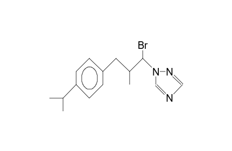 1H-1,2,4-Triazole, 1-[1-bromo-2-methyl-3-[4-(1-methylethyl)phenyl]propyl]-