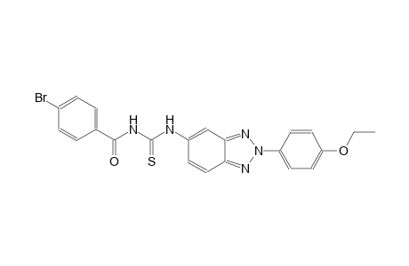 N-(4-bromobenzoyl)-N'-[2-(4-ethoxyphenyl)-2H-1,2,3-benzotriazol-5-yl]thiourea