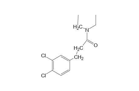 3,4-dichloro-N,N-diethylhydrocinnamamide