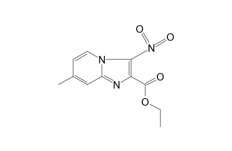 7-methyl-3-nitroimidazo[1,2-a]pyridine-2-carboxylic acid, ethyl ester