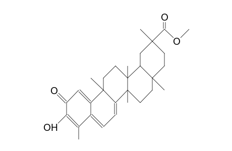 D:A-FRIEDO-24-NOROLEANA-1(10),3,5,7-TETRAEN-29-OIC ACID, 3-HYDROXY-2-OXO- METHYL ESTER,