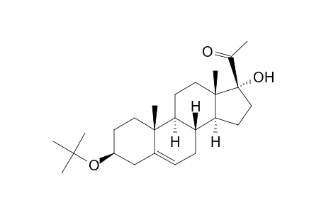 3.beta.-tert-Butoxy-17.alpha.-hydroxypregn-5-en-20-one