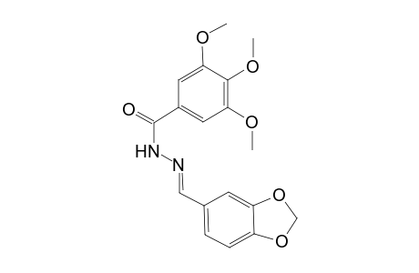 Benzhydrazide, 3,4,5-trimethoxy-N2-(3,4-methylenedioxybenzylideno)-