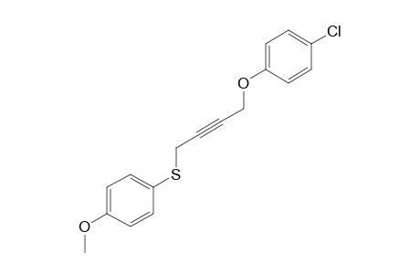 p-chlorophenyl 4-[(p-methoxyphenyl)thio]-2-butynyl ether