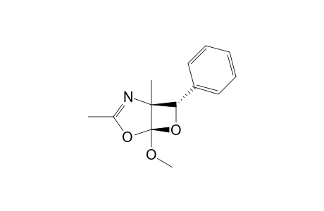 EXO-5-METHOXY-1,3-DIMETHYL-7-PHENYL-4,6-DIOXA-2-AZA-BICYCLO-[3.2.O]-HEPTENE-2-ENE