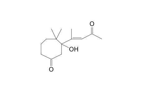 3-HYDROXY-4,4-DIMETHYL-3-(1-METHYL-3-OXOBUT-1-ENYL)CYCLOHEPTANONE