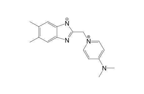 METHYLENE-1-[4-(DIMETHYLAMINO)-PYRIDINIUM]-2-(5,6-DIMETHYL)-BENZIMIDAZOLATE