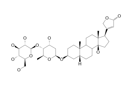 GLUCOEVATROMONOSIDE;DIGITOXIGENIN-3-O-BETA-D-GLUCOPYRANOSYL-(1->4)-O-BETA-D-DIGITOXOPYRANOSIDE