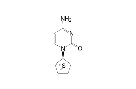 4-Amino-1-(1R,2S,5S)-6-thia-bicyclo[3.1.0]hex-2-yl-1H-pyrimidin-2-one