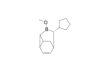 8-Methoxy-9-cyclopentyl-8-boratricyclo[4.1.2(4,7).0(1,6)]non-2-ene