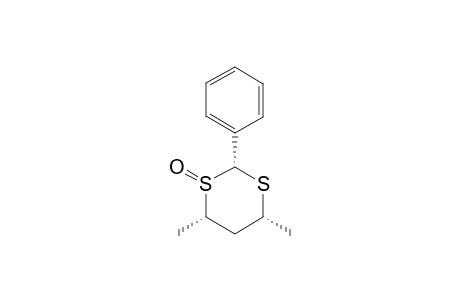 4,6-DIMETHYL-2-ALPHA-PHENYL-1,3-DITHIANE-1-OXIDE