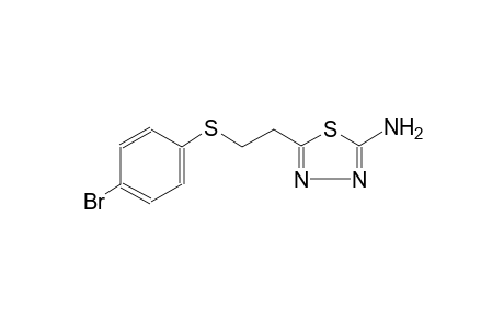 1,3,4-thiadiazol-2-amine, 5-[2-[(4-bromophenyl)thio]ethyl]-