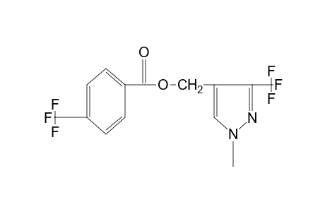 1-METHYL-3-(TRIFLUOROMETHYL)PYRAZOLE-4-METHANOL, alpha,alpha,alpha-TRIFLUORO-p-TOLUATE (ESTER)