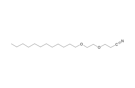 PROPIONITRILE, 3-/2-/DODECYLOXY/ETHOXY/-,