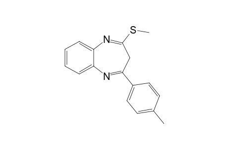 2-(4-Methylphenyl)-4-(methylthio)-3H-1,5-benzodiazepine