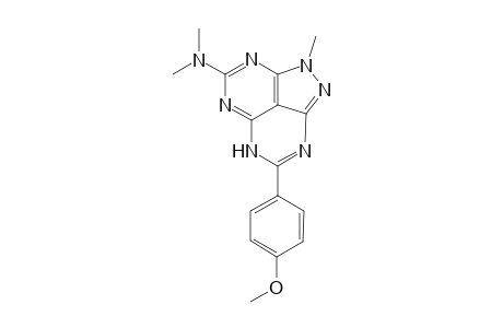 1,5-DIHYDRO-7-DIMETHYLAMINO-5-H-1-METHYL-4-(4-METHOXYPHENYL)-1,2,3,5,6,8-HEXAAZAACENAPHTHYLENE