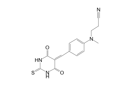 3-[alpha-(4,6-dioxohexahydro-2-thioxo-5-pyrimidinylidene)-N-methyl-p-toluidino]propionitrile