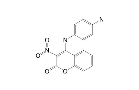 4-[(4-AMINOPHENYL)-AMINO]-3-NITRO-2H-CHROMEN-2-ONE