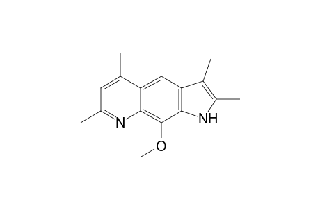 9-methoxy-2,3,5,7-tetramethyl-1H-pyrrolo[3,2-g]quinoline