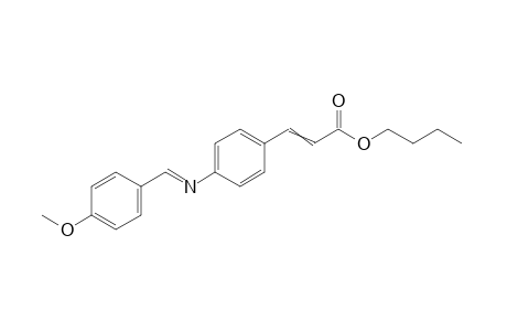 p-[(p-methoxybenzylidene)amino]cinnamic acid, butyl ester