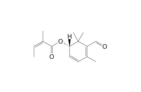 3-FORMYL-2,2,4-TRIMETHYL-3,5-CYCLOHEXADIENYL-ANGELATE