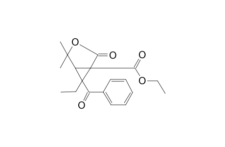 6-Benzoyl-6-ethyl-4,4-dimethyl-2-oxo-3-oxa-bicyclo[3.1.0]hexane-1-carboxylic acid ethyl ester