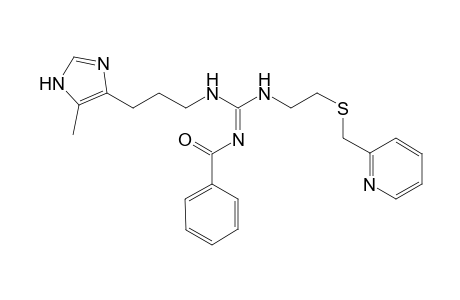 1-(5'-Methylimidazol-4'-yl)-5-(benzoylimino)-4,6-diaza-8-[(2"-pyridylmethyl)thio]octane