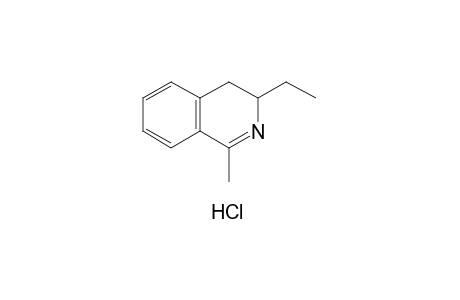 3,4-DIHYDRO-3-ETHYL-1-METHYLISOQUINOLINE, HYDROCHLORIDE