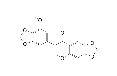 3'-METHOXY-6,7:4',5'-BIS-(METHYLENEDIOXY)-ISOFLAVONE