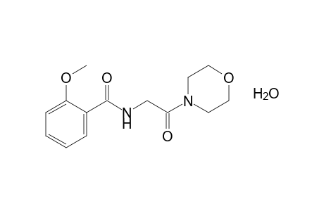 N-[(morpholinocarbonyl)methyl]-o-anisamide, hydrate