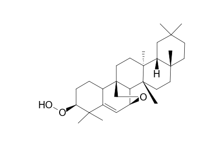 3.beta.-Peroxy-7.beta.,25-epoxy-D : B-Friedoolean-5-ene